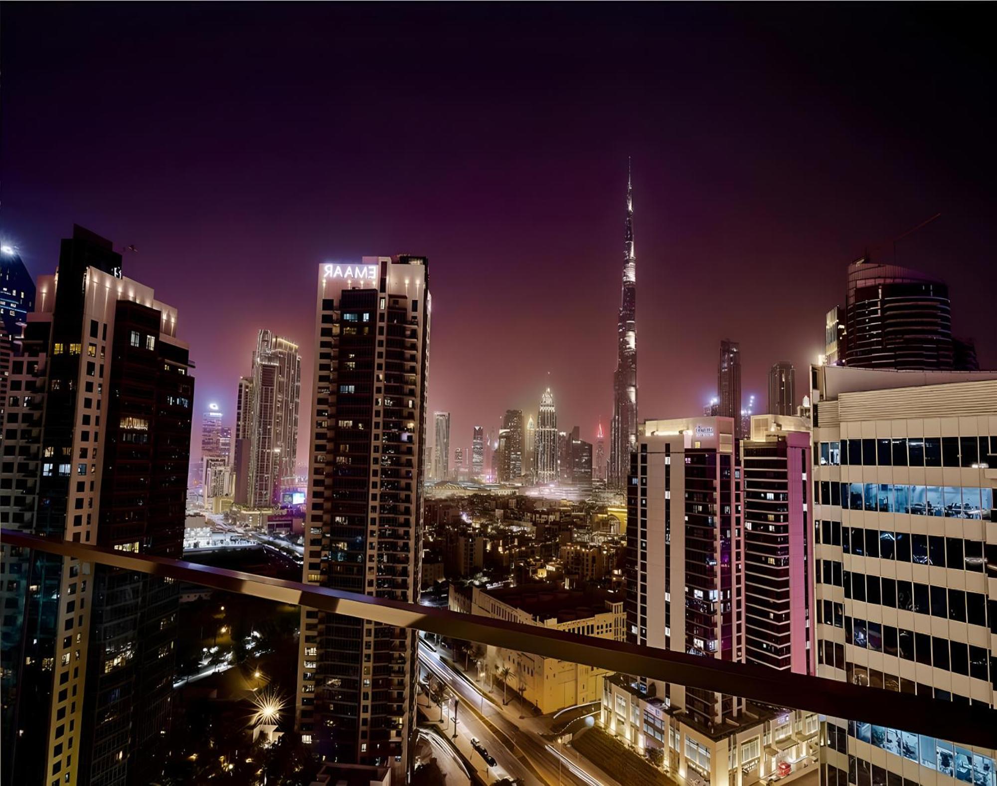 Marquise Square Tower Luxury App'S Hotel Dubai Exterior foto